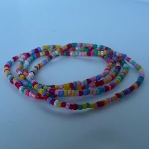 Women’s OS Multicolor Cora Beaded Bracelet/Anklet